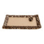Tapis Griffoir Trixie LEO - 55 x 35 cm - Brun Léopard