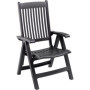 Duo de Fauteuils de Jardin DR Iruba en Anthracite - GROSFILLEX
