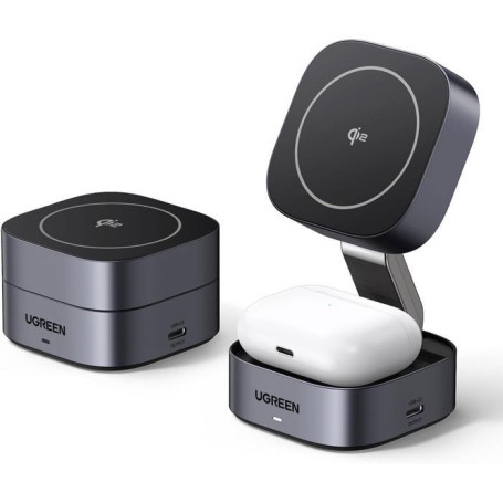 Station de Charge 2 en 1 UGREEN MagSafe - Recharge Rapide 15W