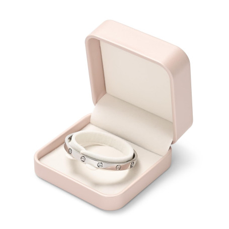 Oirlv Rose PU Cuir Ecrin Bracelet,Boite Cadeau Bracelet Pour La Saint Valentin,Anniversaire