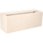 Jardinière Volcania Up EDA - 25L Beige Calcaire pour Intérieur/Extérieur