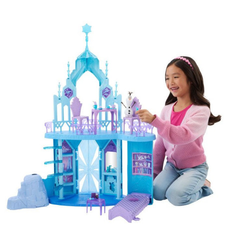 Palais de Glace d'Elsa - Coffret Disney La Reine des Neiges avec Olaf et 21 Accessoires
