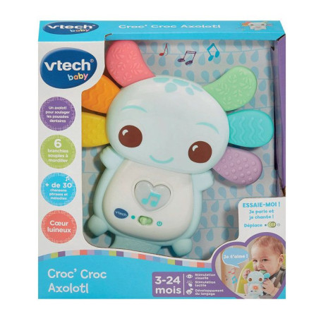 Doudou Axolotl VTECH BABY - Bleu Éveillant pour Bébé