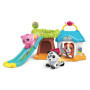 VTECH Tut Tut Animo Bisous - Niche Toboggan Multicolore avec Cookie le Chien
