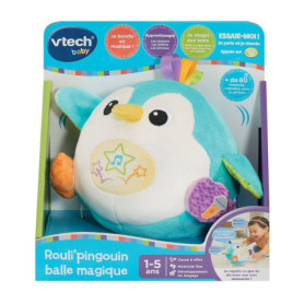 Pingouin Magique Roulant VTECH BABY - Éveil et Interactivité