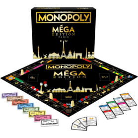 Monopoly Méga Édition Paris - Jeu de Société Familial