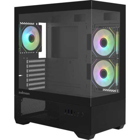 Boîtier PC ZALMAN CHRONIX V2 Moyen Tour Noir avec Panneaux en Verre Trempé