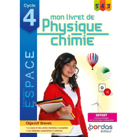 ESPACE Physique Chimie Cycle 4 2020 Livret de connaissances élève