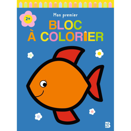 Mon premier bloc à colorier - Poisson