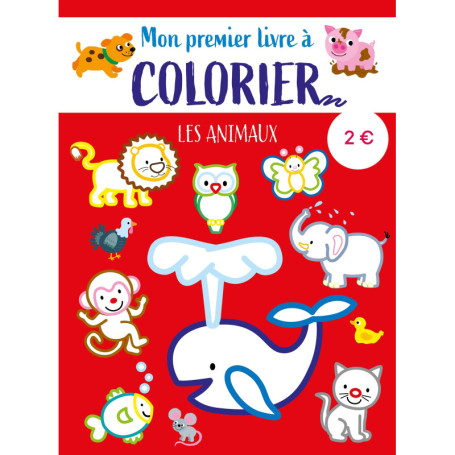 Mon premier livre à colorier - Les animaux