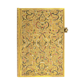 Carnet à couverture rigide Marqueterie d'Or - Mini - Ligné - 208 p.