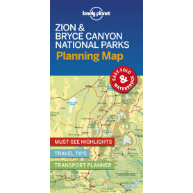 Zion & Bryce Canyon National Parks Planning Map 1ed -anglais-