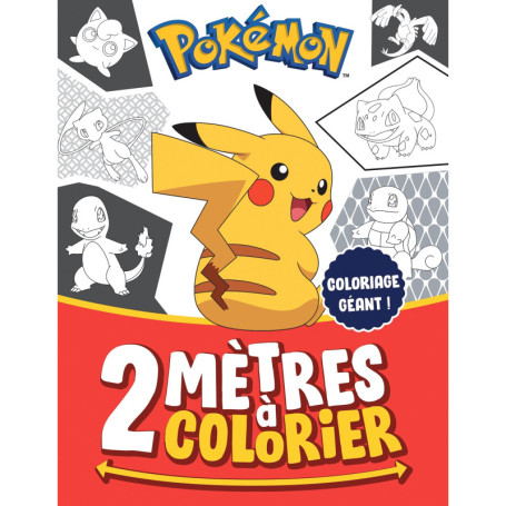 Pokémon - 2 mètres à colorier