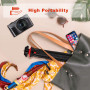 Fotopro Mini Trépied Smartphone Flexible Portable Style Octopus avec Adaptateur Téléphone pour iPhone 13 Canon Sony Nikon DSLR
