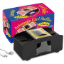 Ni-SHEN Mélangeur de Cartes Automatique USB/Piles, mélangeur électrique pour fête familiale, Poker/Blackjack/UNO