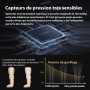 FIT KING Massage Jambes, Bottes de Pressothérapie pour la Détente, Appareil de Massage Pieds, Idéal après le Sport pour des Jamb