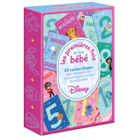 DISNEY BABY - Les premières fois de mon bébé - 50 cartes étapes