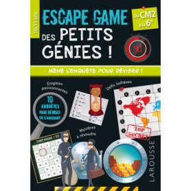 ESCAPE GAME des PETITS GENIES - CM2-6e - Cahier de vacances