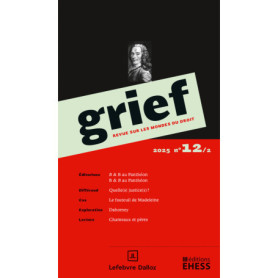Grief, revue sur les mondes du droit, n° 12/2