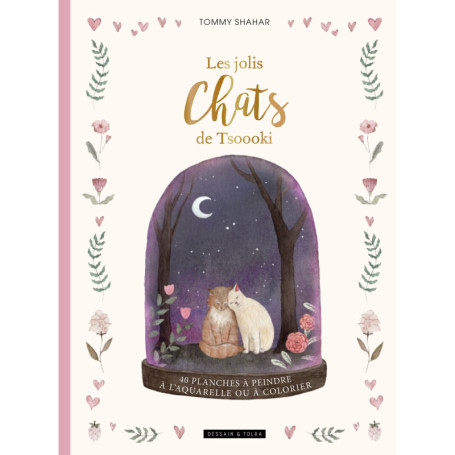 Les jolis chats de Tsoooki - Coloriages à peindre