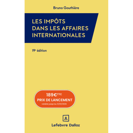Impôts dans les affaires internationales 2026