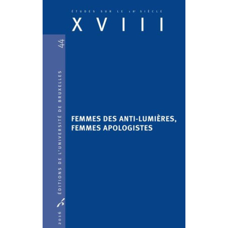 Femmes des anti-Lumières, femmes apologistes