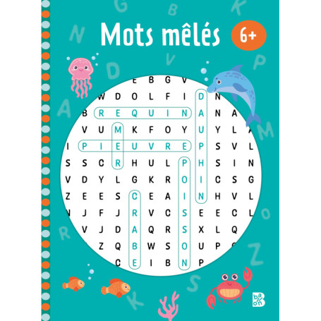 Mots mêlés 6+