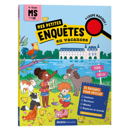 Mes petites enquêtes en vacances - de la MS à la GS - Cahier de vacances 2026