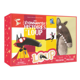 Coffret peluche - Mes étonnantes histoires loup