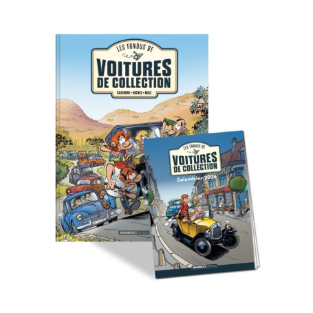Les Fondus de voitures de collection - tome 01 + calendrier 2026
