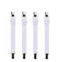 Bedecor -4Pcs (60cm à 200cm) Tendeur Drap Housse Lit Drap Réglable,Tendeurs de Maintien,Convient à Tous Lits et Matelas,Blanc