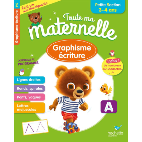 Toute ma maternelle Graphisme Ecriture Petite Section 3-4 ans