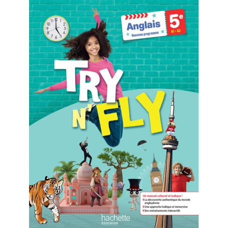 Try n' Fly Anglais 5e - Livre élève - Ed. 2026