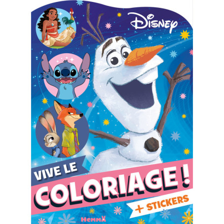Disney - Vive le coloriage ! (Grand Olaf) - + Stickers offerts