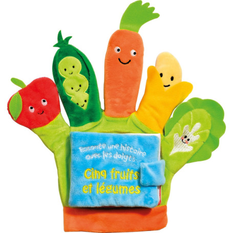 Cinq fruits et légumes - Livre gant