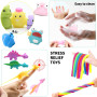 JUAUO 50 Pcs Fidget Toys Set, Stress-Angst Relief Toys pour Enfants et Adultes, Anxiété Relief Finger Toys, Anti Stress Autisme 