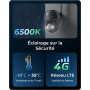 Reolink 4K LTE Camera Solaire avec Carte SIM, 4G Caméra Surveillance Extérieure sans Fil, Vision Nocturne Couleur, Détection AI,