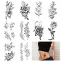 Tatouages Temporaires,tatouages temporaires autocollants,10 autocollants de tatouages adhésifs pour hommes et femmes, tatouages 
