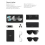 RayNeo Air 4 Pro Lunettes AR/XR, Écran HDR10, Puce Vision 4000, Cinéma Virtuel 201 Pouces, Audio par Bang & Olufsen, Lunettes 3D
