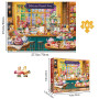 HUADADA Puzzle 1000 pièces Puzzle 1000 pièces Adulte Magasin de Desserts - Puzzle Classique Cadeau (Magasin de Desserts)
