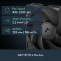 ARCTIC Liquid Freezer III Pro 420 - Refroidisseur de CPU AIO, 3 x 140 mm refroidissement par eau, radiateur 38 mm, pompe PWM, ve
