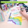TrendGate 216 Stylo Gel Acrylique, Pointe 1 mm Gen Pen, 216 Couleurs Set de (144 Feutre Acryliques + 72 Stylo Gel Pailletés) - P