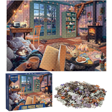 Ledeak Puzzle 1000 Pièces Adultes, Puzzle de 1000 pièces pour Adultes avec Image Panoramique, Puzzles Adulte, Puzzle Panoramique
