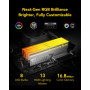 Lexar Thor Z Series RGB DDR5 RAM DDR5 32Go Kit (2x16Go) 6000 MHz, DRAM UDIMM 288-Pin PC Mémoire RAM de Bureau, Mémoire Ordinateu