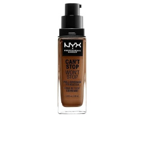 NYX Professional Makeup Fond de Teint Liquide Couvrant Tenue 24h Can't Stop Won't Stop Liquid Foundation, Waterproof, Fini Mat,