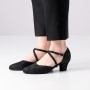 Werner Kern Chaussures de danse Ronja 4,5 Comfort pour femme - Brocart 15 - Pour pieds larges - Talon cubain de 4,5 cm - Semelle