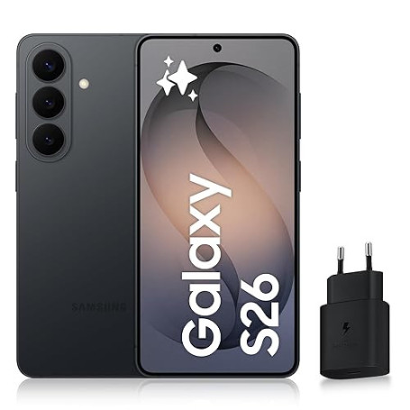 Samsung Galaxy S26, Smartphone Android 5G avec Galaxy AI, 256 Go, Chargeur Secteur Rapide 25W Inclus, Smartphone déverrouillé, N