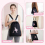 A-Z BAG Sac à Dos Personnalisable avec Initiale Florale 4 en 1 (Sac à Dos/Sac à bandoulière/Sac à Main) imperméable pour Fitness