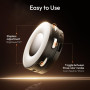 ULANZI ML05 Magnetic Selfie Light pour iPhone, Lumiere Telephone Selfie, Lampe Selfie magnétique Double avec Miroir, 9000K IRC ≥