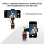 Trépied Smartphone MS27 175cm, Perche a Selfie avec Télécommande, 2 in 1 Trépied pour Appareil Photo et Caméras de Sport avec vi